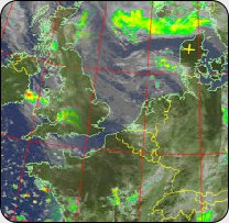 Satellietbeeld Infrarood